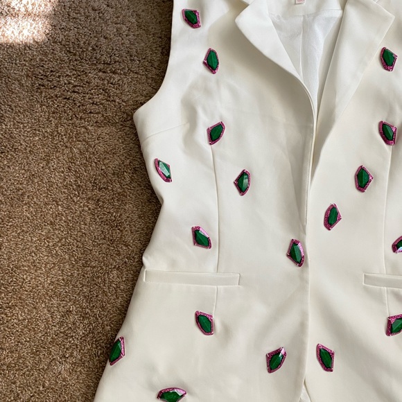 L’ATISTE | 2-Piece Bejeweled Skirt Set - Picture 3 of 13